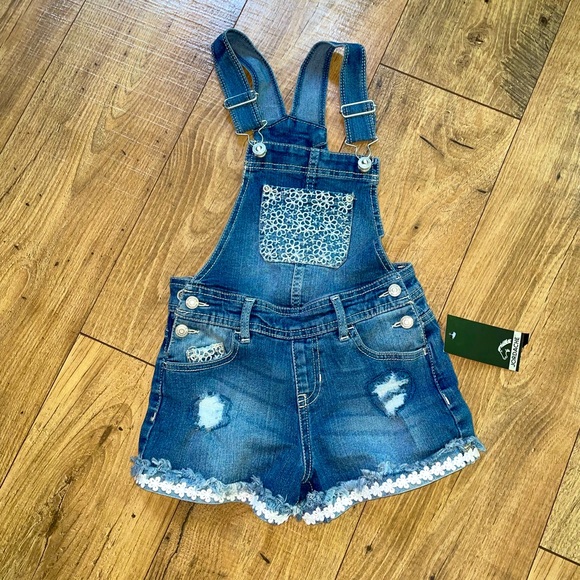 Other - Jordache Girl’s Shorts Overalls Size S (6-6x) NWT